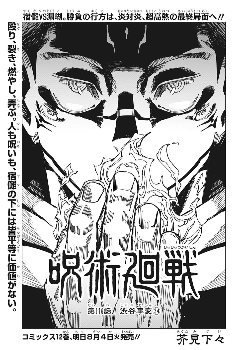 呪術廻戦 Raw Chapter 116