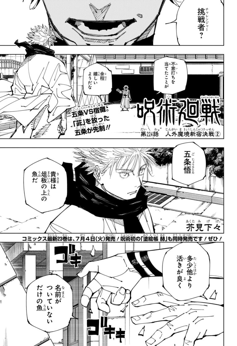 呪術廻戦 Raw Chapter 224