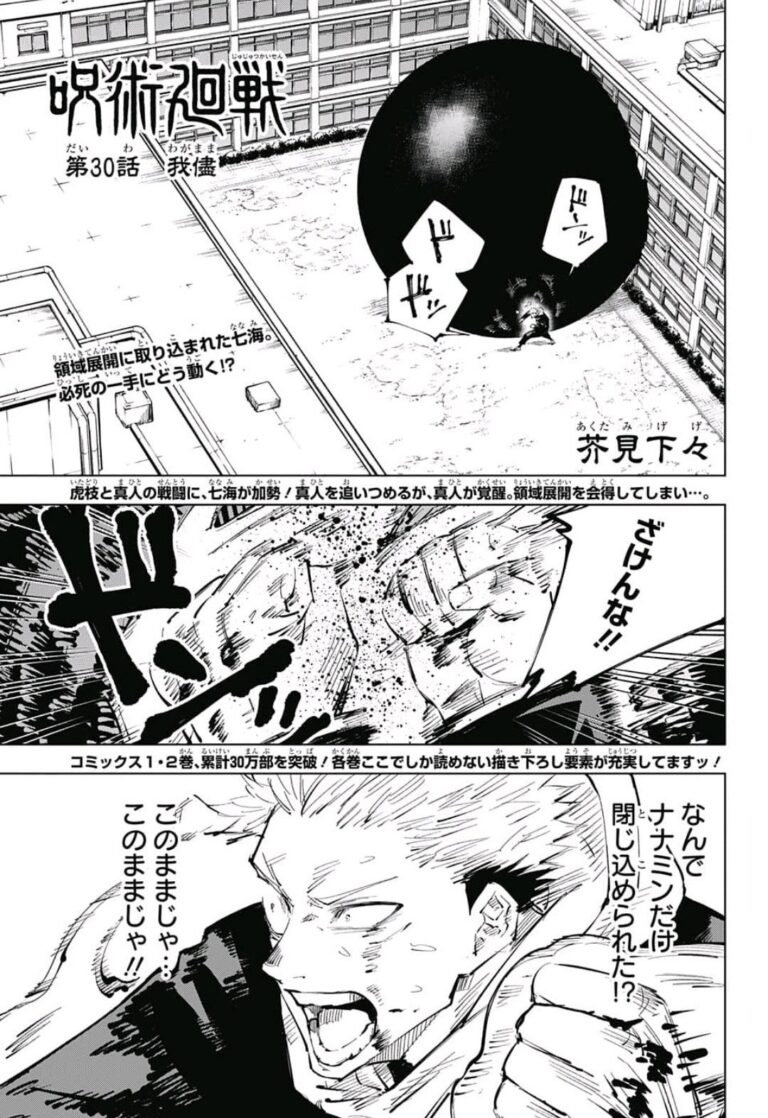 呪術廻戦 Raw Chapter 30